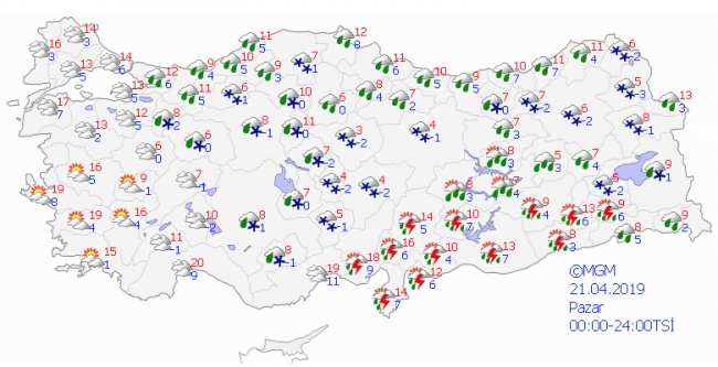 Ülke genelinde havalar ısınacak